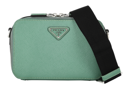 Logo Zipped Crossbody, front view